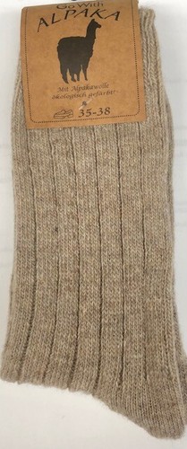 Paar dünn alpaka socken - 1-,