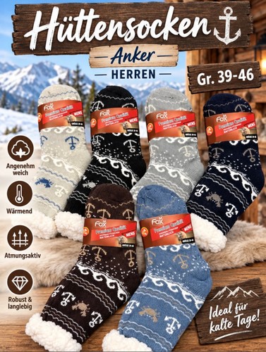 Herren hüttensocken 39 46 - herren,