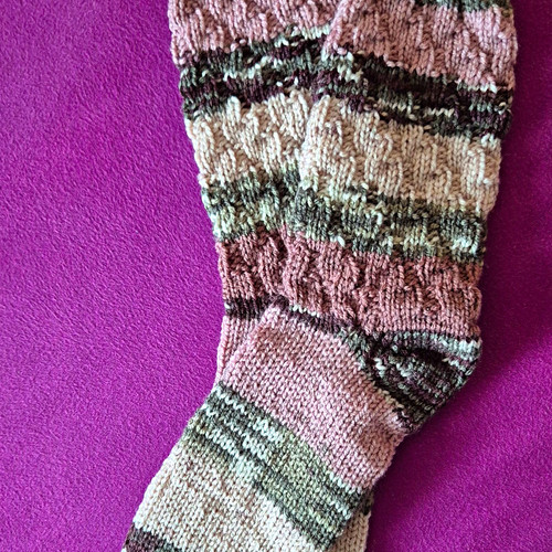 Handgestrickte socken - handgestrickte,