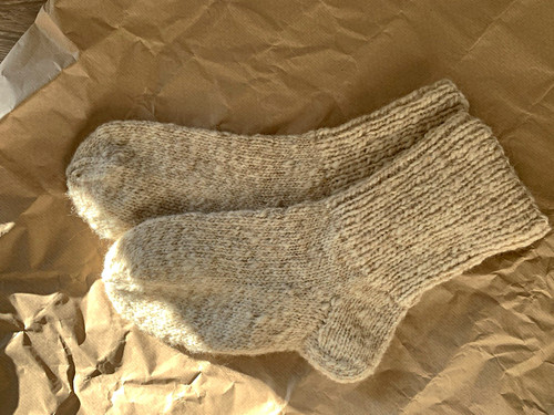 Handgestrickte socken - sm,
