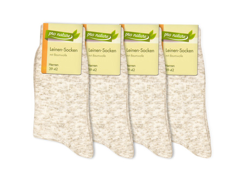 Herrensocken leinen bund 4 - (bund,,