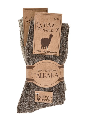 Paar wollsocken natur pur - wollsocken,